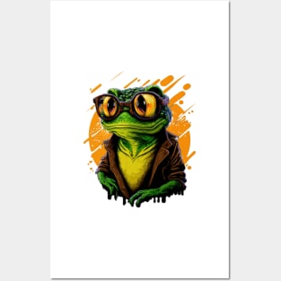 Funny Frog 2 - Cool Boy Posters and Art